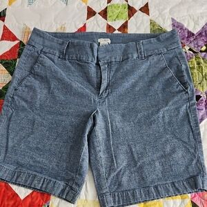 3/$18 J Crew Light Blue Bermudas